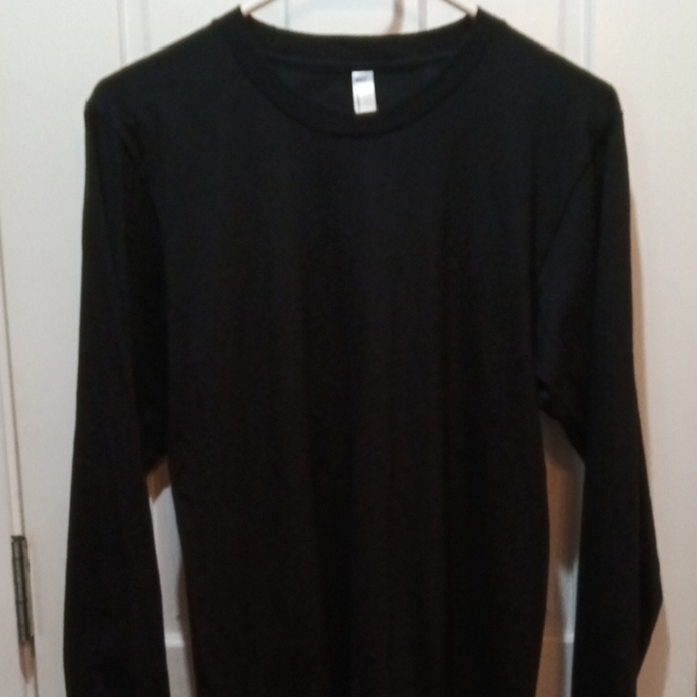 American Apparel Black Long Sleeve T-shirt.
